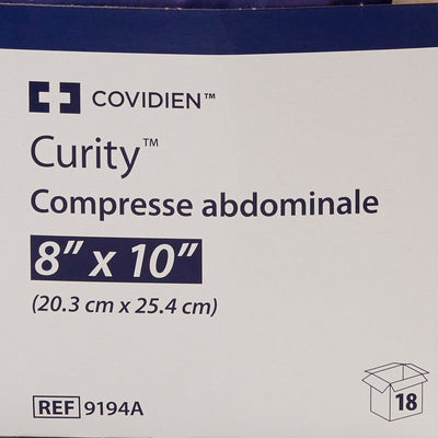 Curity™ Sterile Abdominal Pad, 8 x 10 Inch, 1 Tray of 18 (General Wound Care) - Img 4