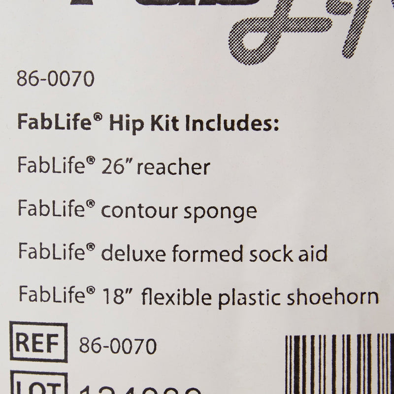 FabLife™ Hip Kit with 26 Inch Reacher and 18 Inch Plastic Shoehorn, 1 Each (Self-Help Aids) - Img 5