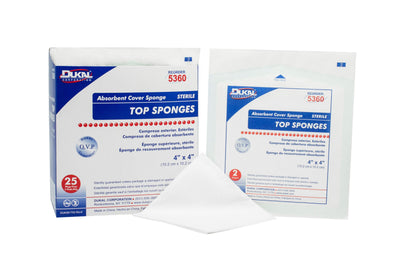 Dukal™ Sterile Nonwoven Sponge, 4 x 4 Inch, 1 Case of 600 (General Wound Care) - Img 2