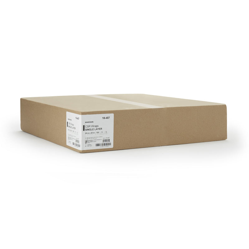 McKesson Single Layer Sterilization Wrap, 20 x 20 Inch, 1 Box (Sterilization Wraps) - Img 6