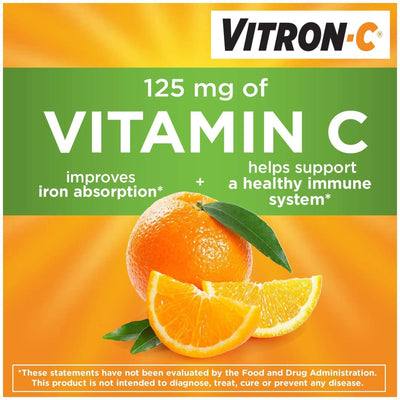 Vitron-C® Ascorbic Acid / Iron Supplement, 1 Bottle (Over the Counter) - Img 4