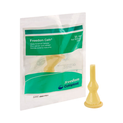 Coloplast Freedom Cath® Male External Catheter Intermediate, 1 Box of 100 (Catheters and Sheaths) - Img 1