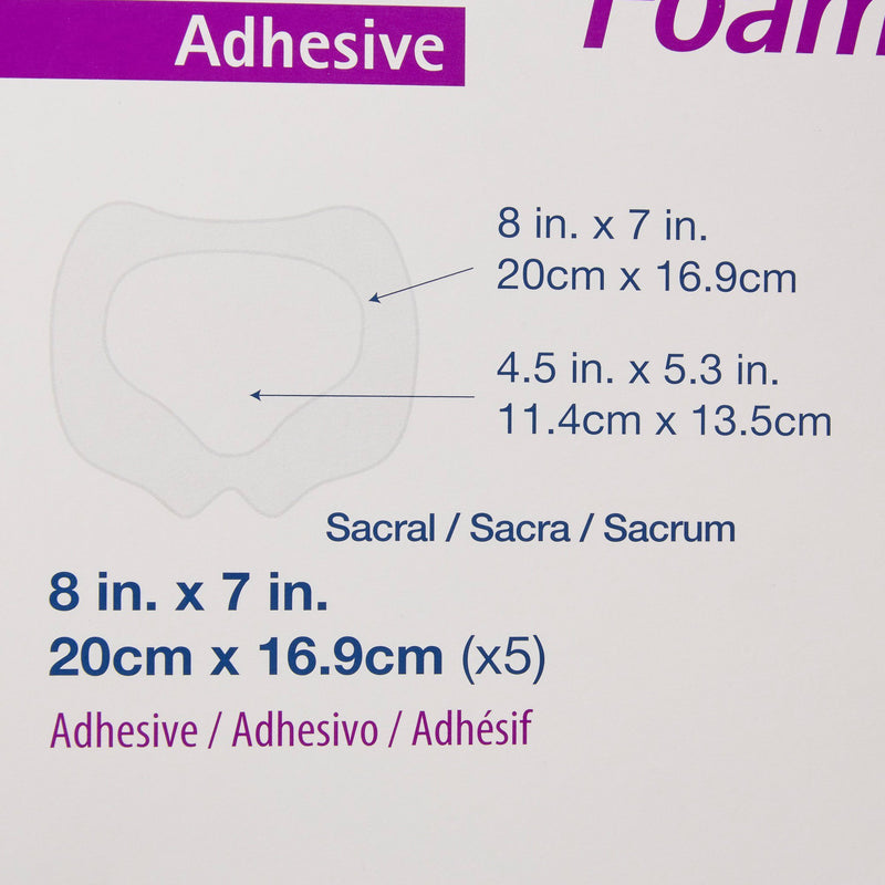 Aquacel® Silicone Adhesive with Border Silicone Foam Dressing, 7 x 8 Inch, 1 Each (Advanced Wound Care) - Img 6