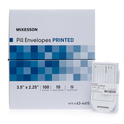 McKesson Pill Envelope, 3½ x 2¼ Inch, 1 Box of 10 (Office and Mailing Envelopes) - Img 5