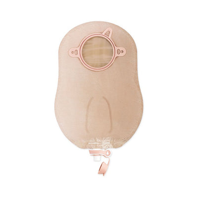 New Image™ Drainable Beige Urostomy Pouch, 9 Inch Length, 1¾ Inch Flange, 1 Box of 10 (Ostomy Pouches) - Img 2