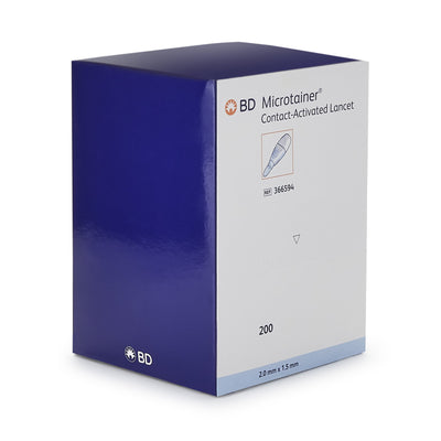 BD Microtainer™ Safety Lancet, 1 Case of 2000 (Diabetes Monitoring) - Img 2