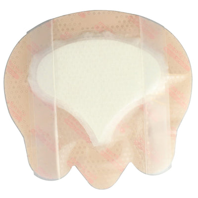 KerraFoam™ Gentle Border Silicone Foam Dressing, 6-7/10 x 6-9/10 Inch, 1 Carton of 5 (Advanced Wound Care) - Img 4