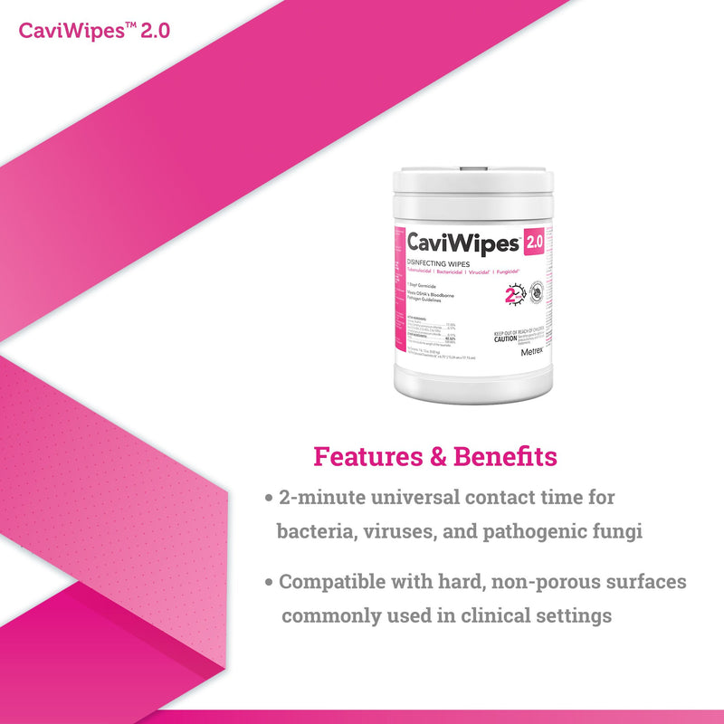 CaviWipes™ 2.0 Disinfecting Wipes, 1 Case of 12 (Cleaners and Disinfectants) - Img 3