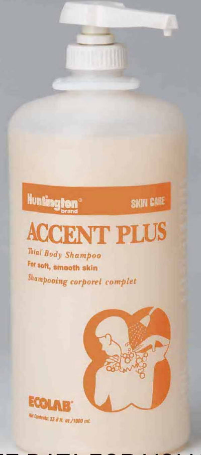 Accent Plus® Pump Bottle Shampoo and Body Wash, 1 Case of 12 (Hair Care) - Img 1