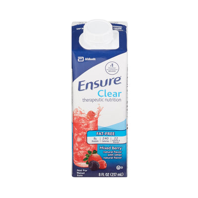 Ensure® Clear Therapeutic Nutrition Mixed Berry Oral Supplement, 8 oz. Carton, 1 Each (Nutritionals) - Img 1