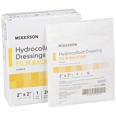 McKesson Hydrocolloid Dressing, 2 x 2 Inch, 1 Box of 20 (Advanced Wound Care) - Img 8