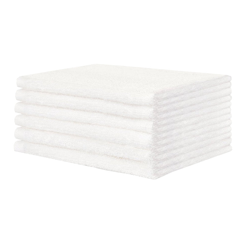 Lew Jan Textile White Washcloth, 12 x 12 Inch, 1 Dozen (Washcloths) - Img 1