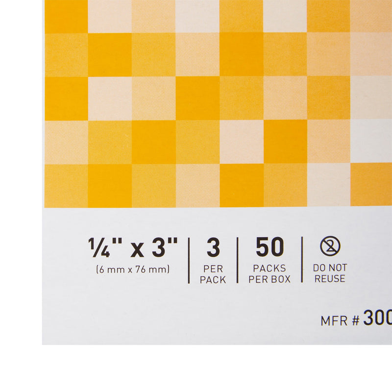McKesson Non-Reinforced Skin Closure Strip, 1/4 x 3 Inch, 1 Box of 50 (Skin Closure Strips) - Img 5