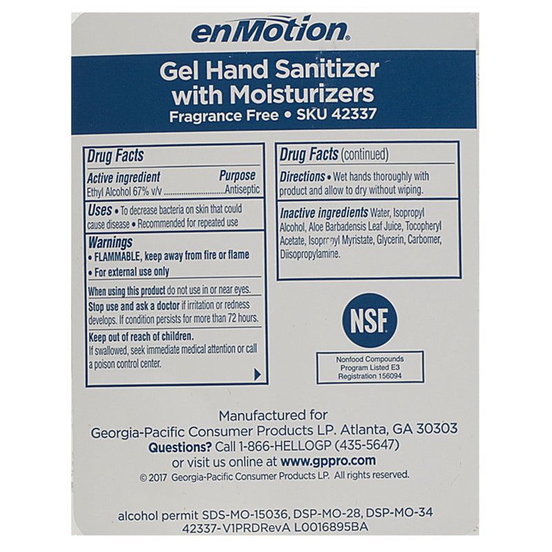 enMotion® Gen2 Hand Sanitizer Gel, 1 Case of 2 (Skin Care) - Img 5