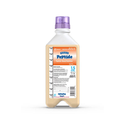 PediaSure® Peptide 1.5 Cal Vanilla Pediatric Oral Supplement / Tube Feeding Formula, 33.8 oz. Bottle, 1 Case of 8 () - Img 1