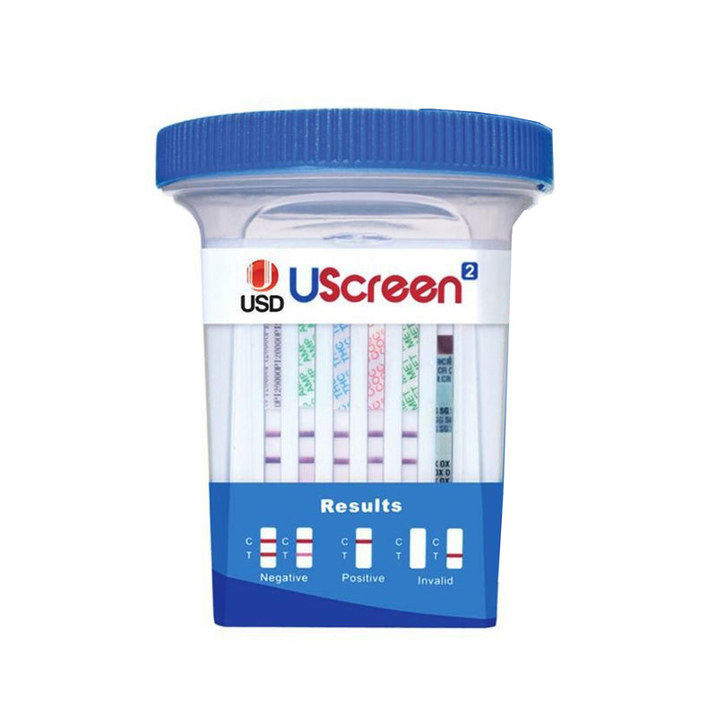 UScreen²® 12-Drug Panel with Adulterants Drugs of Abuse Test, 1 Box of 25 (Test Kits) - Img 2