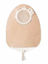 SenSura® Click Two-Piece Drainable Transparent Urostomy Pouch, 9½ Inch Length, 40 mm Stoma, 1 Box of 10 (Ostomy Pouches) - Img 1