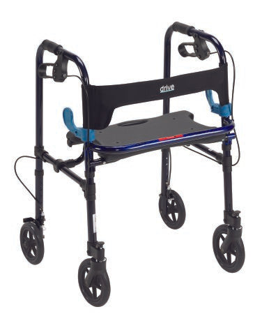 drive™ Clever-Lite 4 Wheel Rollator, Blue, 1 Each (Mobility) - Img 1