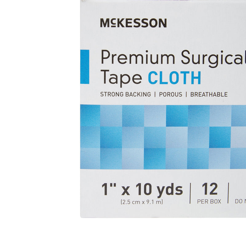 McKesson Paper Medical Tape, 1/2 Inch x 10 Yard, White, 1 Case of 240