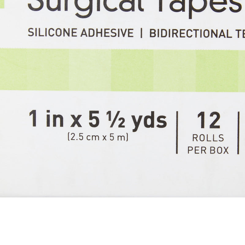 McKesson Silicone Medical Tape, 1 Inch x 5-1/2 Yard, Transparent, 1 Box of 12 (General Wound Care) - Img 4