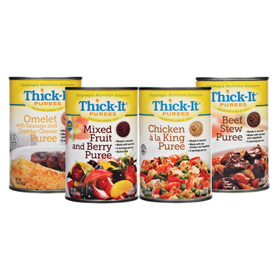 Thick-It® Purees Chicken à la King Purée Thickened Food, 15-ounce Can, 1 Case of 12 (Nutritionals) - Img 2