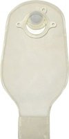 Sur-Fit Natura® Two-Piece Drainable Transparent Ostomy Pouch, 12 Inch Length, 2¾ Inch Flange, 1 Box of 10 (Ostomy Pouches) - Img 1