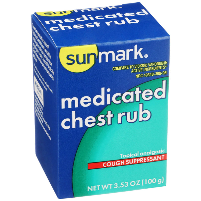 sunmark® Camphor / Menthol / Eucalyptus Oil Chest Rub, 1 Each (Over the Counter) - Img 3