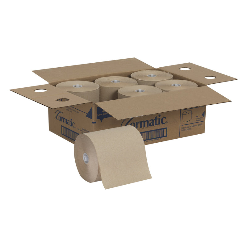 Cormatic® Brown Paper Towel, 8¼ Inch x 700 Foot, 6 Rolls per Case, 1 Case of 6 (Paper Towels) - Img 1