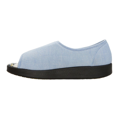 SHOE, SANDAL IN/OUTDOOR WMNS EASY CLSR OPN TOE DENIM SZ7 (Shoes) - Img 6