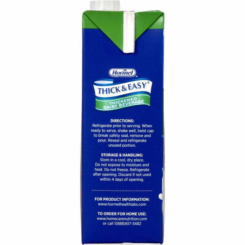 Thick & Easy® Dairy Nectar Consistency Milk Thickened Beverage, 32-ounce Carton, 1 Case of 8 (Nutritionals) - Img 2