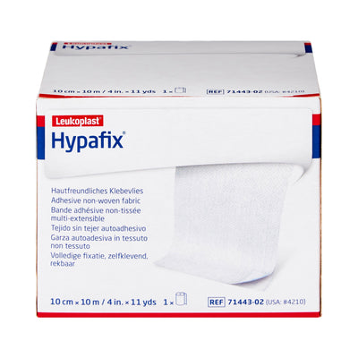 Hypafix® Nonwoven Dressing Retention Tape, 4 Inch x 10 Yard, White, 1 Roll (General Wound Care) - Img 2