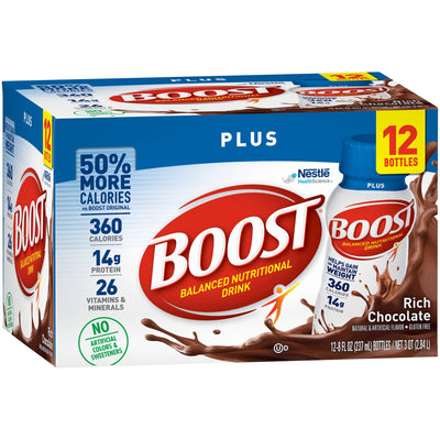 Boost® Plus Chocolate Oral Supplement, 8 oz. Bottle, 1 Case of 24 (Nutritionals) - Img 5