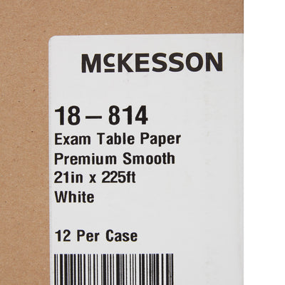 McKesson Smooth Table Paper, 21 Inch x 225 Foot, White, 1 Case of 12 (Table Paper) - Img 8