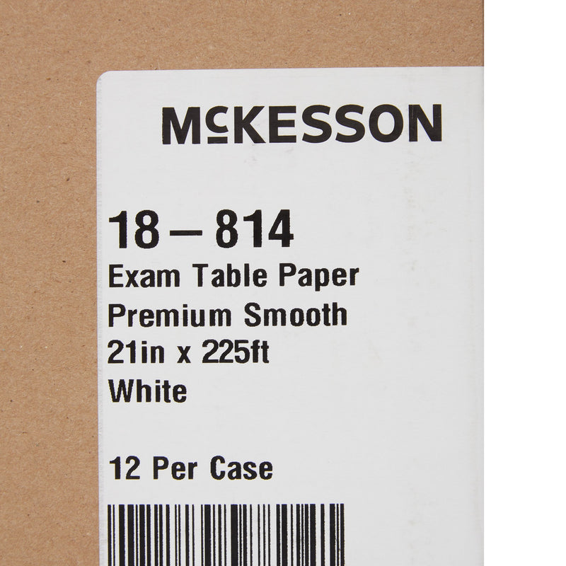 McKesson Smooth Table Paper, 21 Inch x 225 Foot, White, 1 Case of 12 (Table Paper) - Img 8