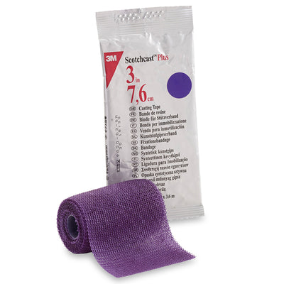 3M™ Scotchcast™ Plus Purple Cast Tape, 3 Inch x 4 Yard, 1 Each (Casting) - Img 1