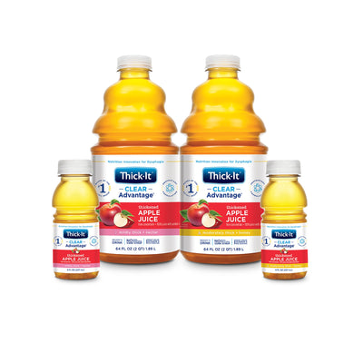 Thick-It® Clear Advantage® Nectar Consistency Apple Thickened Beverage, 8 oz. Bottle, 1 Case of 24 (Nutritionals) - Img 3