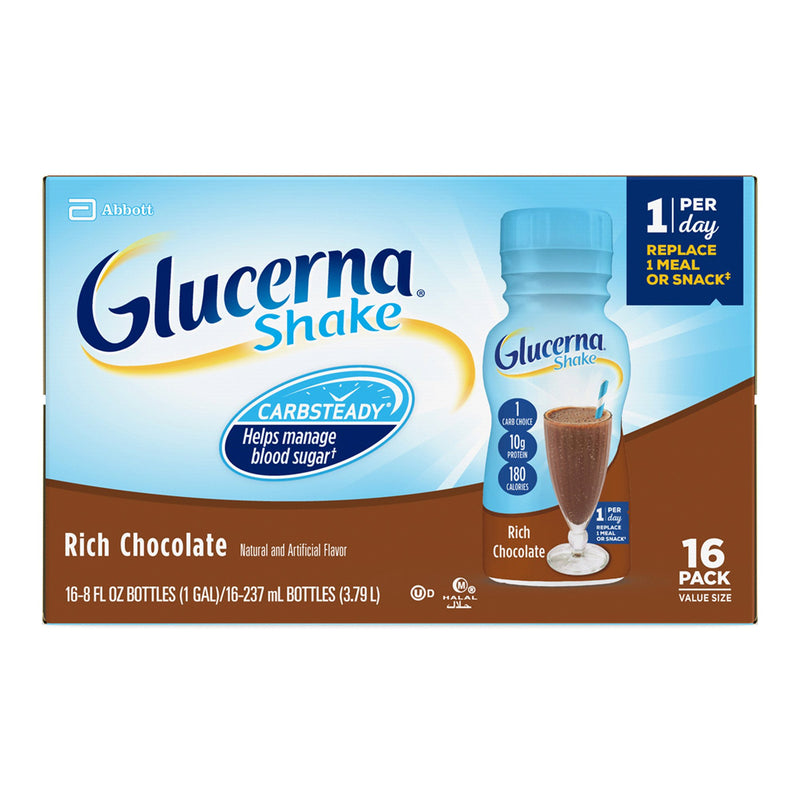 Glucerna® Shake Chocolate Oral Supplement, 8 oz. Bottle, 1 Pack of 6 (Nutritionals) - Img 3