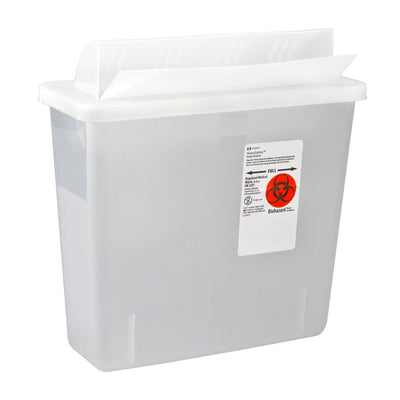 In-Room™ Multi-purpose Sharps Container, 3 Gallon, 16¼ x 13¾ x 6 Inch, 1 Case of 10 () - Img 1