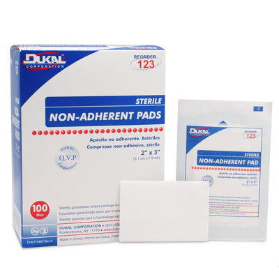 Dukal™ Non-Adherent Dressing, 2 x 3 Inch, 1 Case of 1200 (General Wound Care) - Img 1