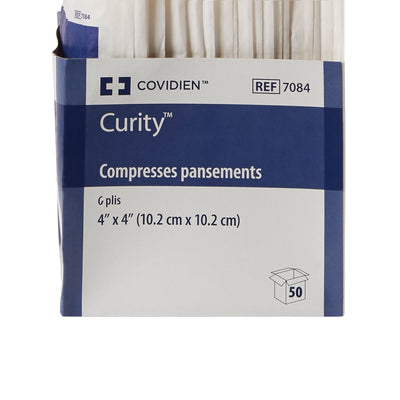 Curity™ Sterile Nonwoven Sponge, 4 x 4 Inch, 1 Pack (General Wound Care) - Img 5