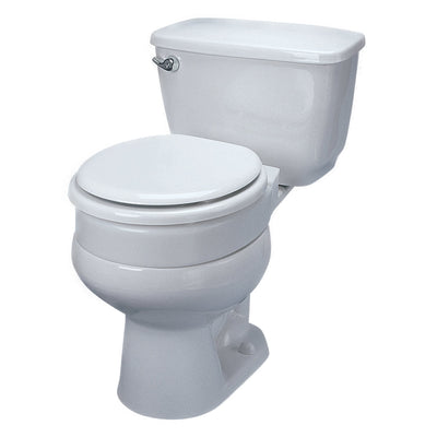 Maddak Tall-ette® Toilet Seat - Standard, Hinged, White, 350 lbs. Capacity, 1 Each (Raised Toilet Seats) - Img 2
