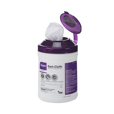 Super Sani-Cloth® Surface Disinfectant Wipe, Large Canister, 1 Canister of 160 (Cleaners and Disinfectants) - Img 5