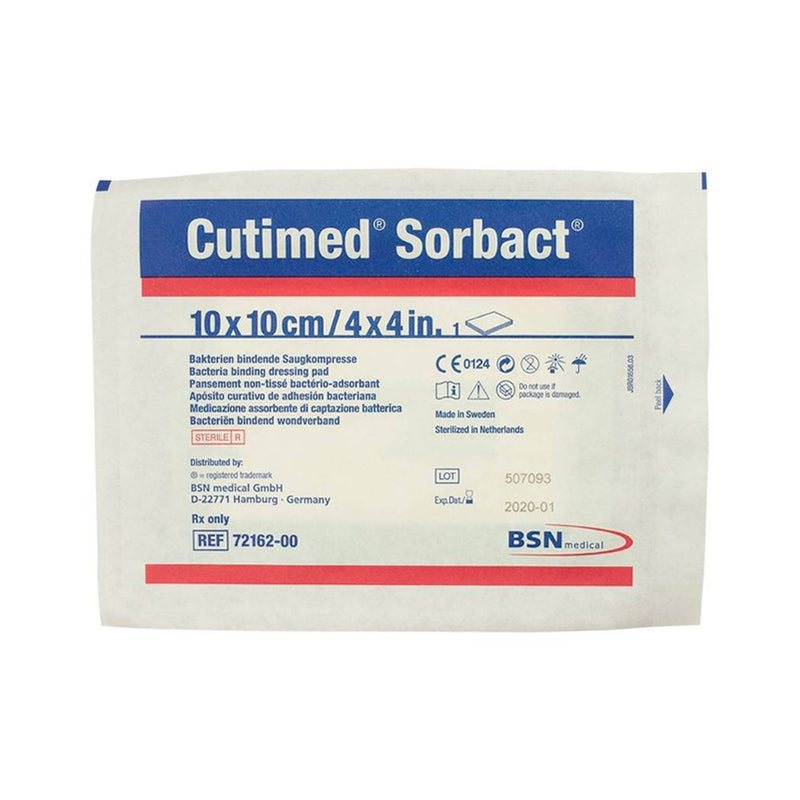 Cutimed® Sorbact® Antimicrobial Dressing, 4 x 4 Inch, 1 Each () - Img 1