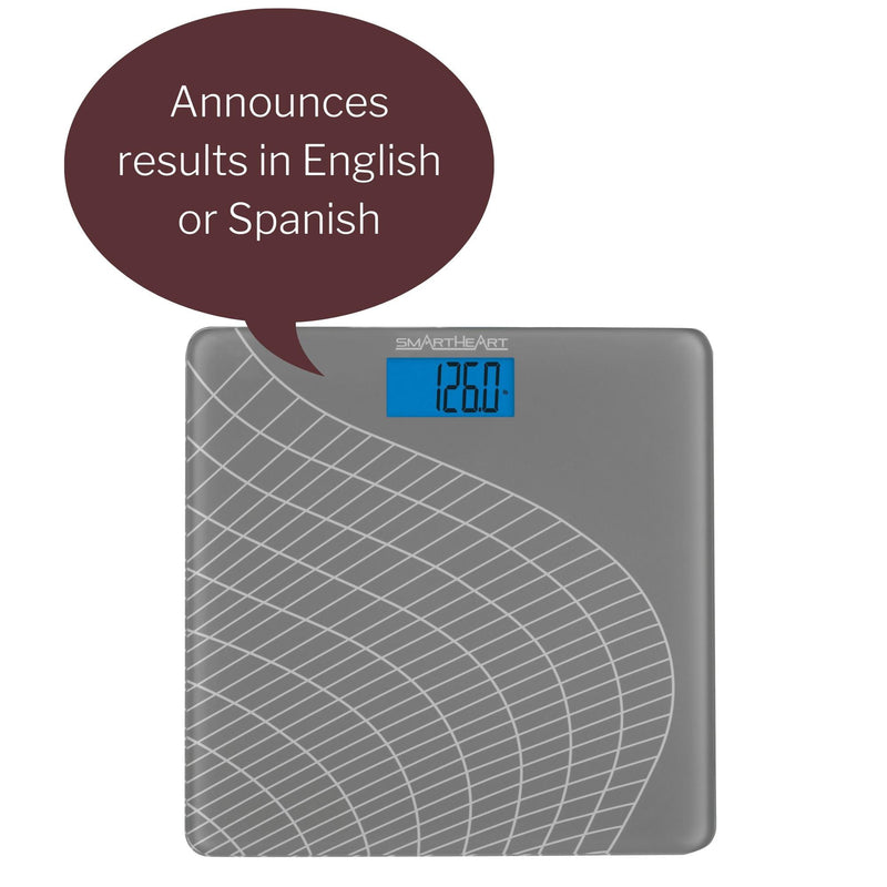 SmartHeart Talking Scale, Digital Bathroom Scale, 438 lbs Capacity, 1 Each (Scales and Body Composition Analyzers) - Img 9