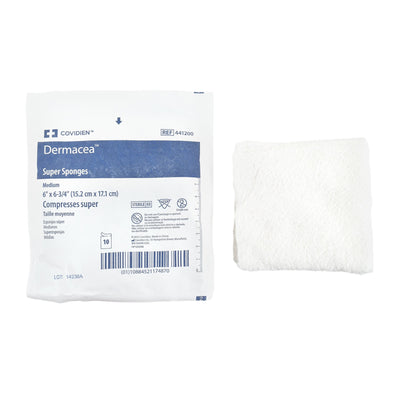 Dermacea™ Sterile USP Type VII Gauze Sponge, 6 x 6-3/4 Inch, 1 Pack (General Wound Care) - Img 1