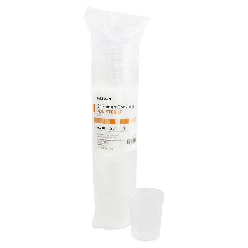 McKesson Specimen Container, 4 oz., Without Lid, 1 Box of 20 (Specimen Collection) - Img 5