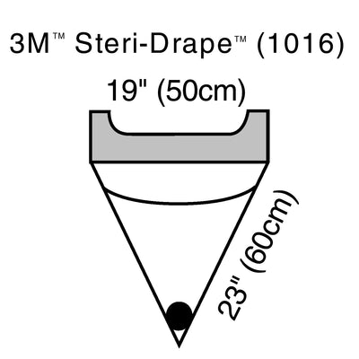 3M™ Steri-Drape™ Irrigation Pouch Surgical Drape, 19 W x 23 L Inch, 1 Each (Procedure Drapes and Sheets) - Img 1