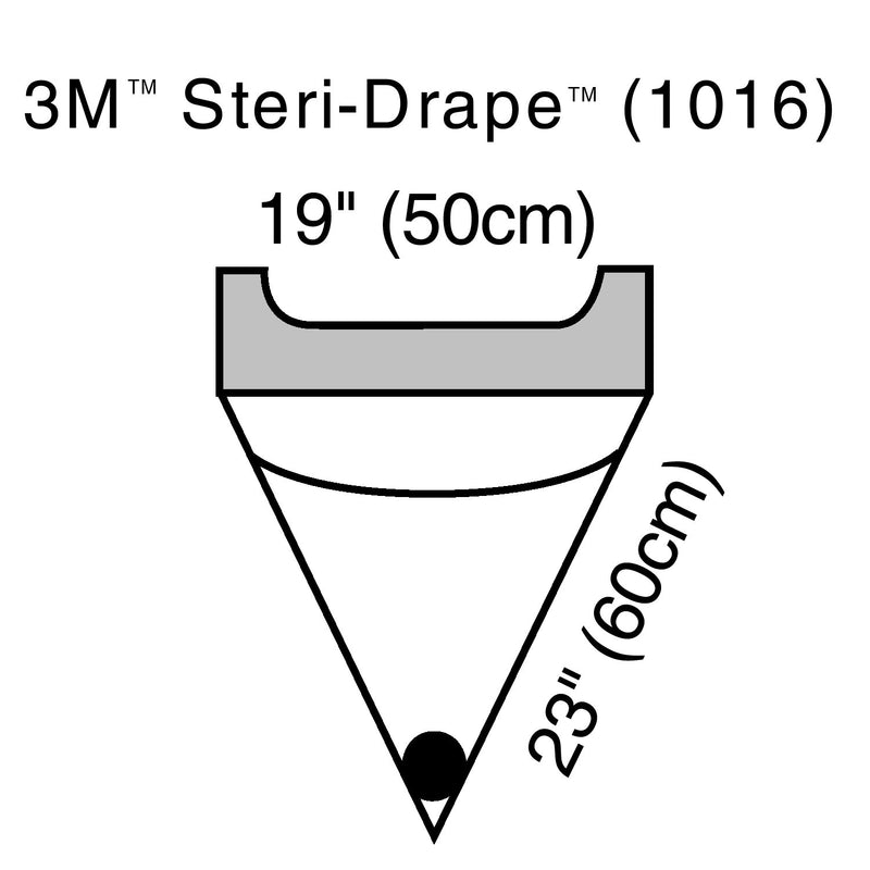 3M™ Steri-Drape™ Irrigation Pouch Surgical Drape, 19 W x 23 L Inch, 1 Each (Procedure Drapes and Sheets) - Img 1