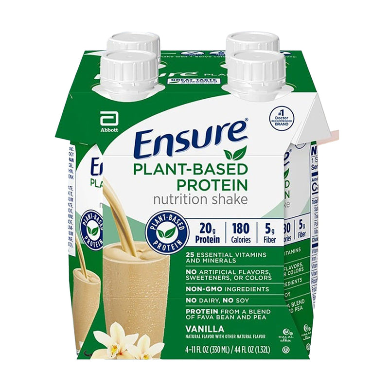 Ensure® Plant Based Protein Nutrition Shake Vanilla Oral Protein Supplement, 11 oz. Carton, 1 Each (Nutritionals) - Img 2