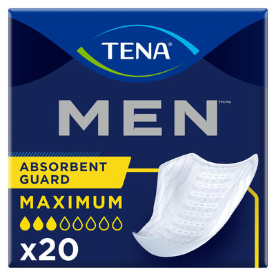 TENA Men Moderate Guards, Bladder Control Pad, 1 Bag of 20 () - Img 3